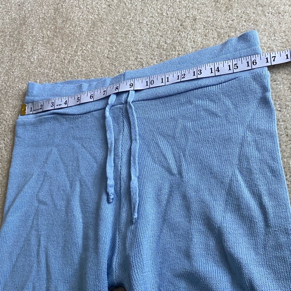 Boohoo blue knitted sweater shorts top set size medium matching two piec… - Picture 7 of 16